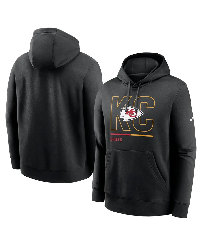 Nike Men's Kansas City Chiefs Sideline Therma-FIT Pullover Hoodie - Grey - XXXL Each