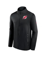 Men's Fanatics Black New Jersey Devils Authentic Pro Rink Fleece Full-Zip Jacket