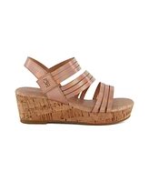 Dkny Big Girls Open Toe Wedge Sandals