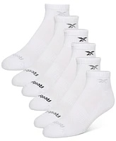 Reebok Men's 6-Pk. 1/2 Terry Performance Quarter Socks