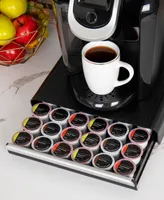 Mind Reader Anchor Collection, Single Serve Coffee Pod Drawer, 36 Coffee Pod Capacity, Countertop Organizer, Coffee Machine Base