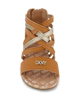 Dkny Toddler Girls Gladiator Open Toe Sandals