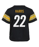 Toddler Boys and Girls Nike Najee Harris Black Pittsburgh Steelers Game Jersey