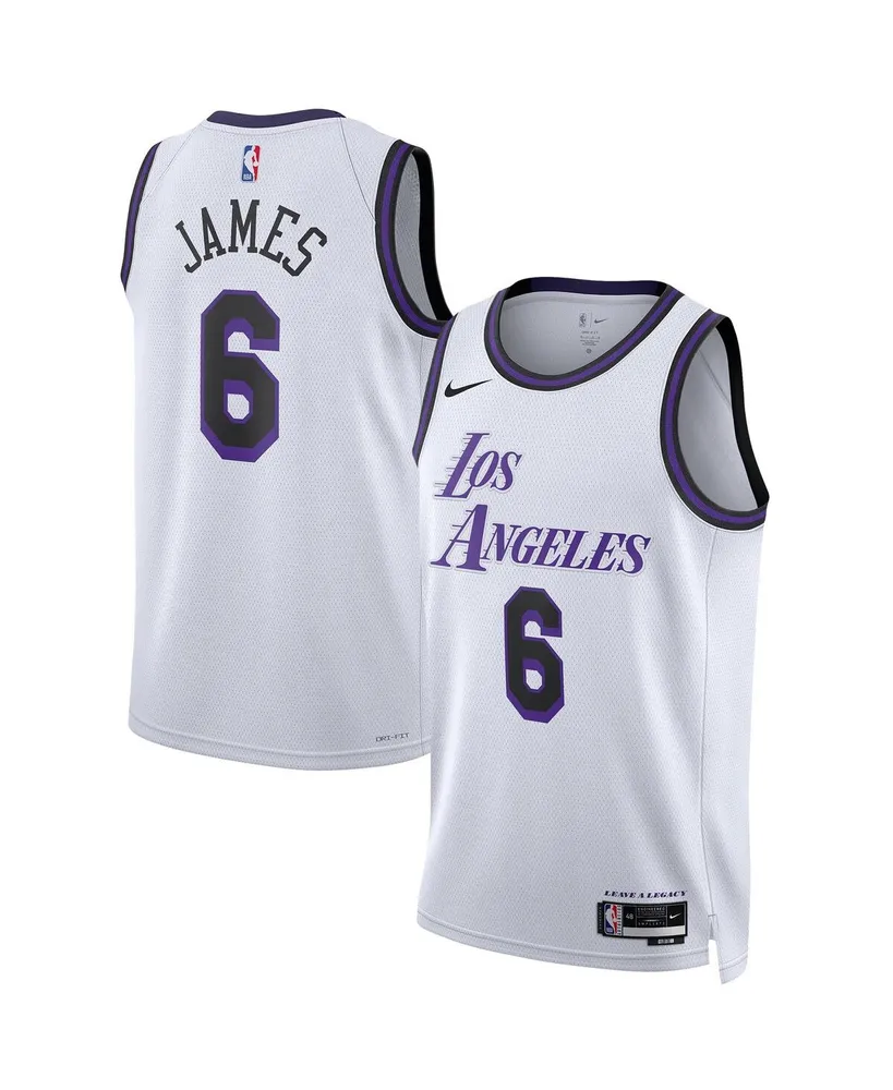 Nike Men's and Women's Nike LeBron James White Los Angeles Lakers 2022/23  Swingman Jersey - City Edition