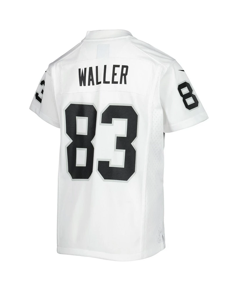 Big Boys and Girls Nike Darren Waller White Las Vegas Raiders Game Jersey