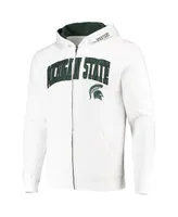 Colosseum Men's Michigan State Spartans Arch & Logo 3.0 Full-Zip Hoodie