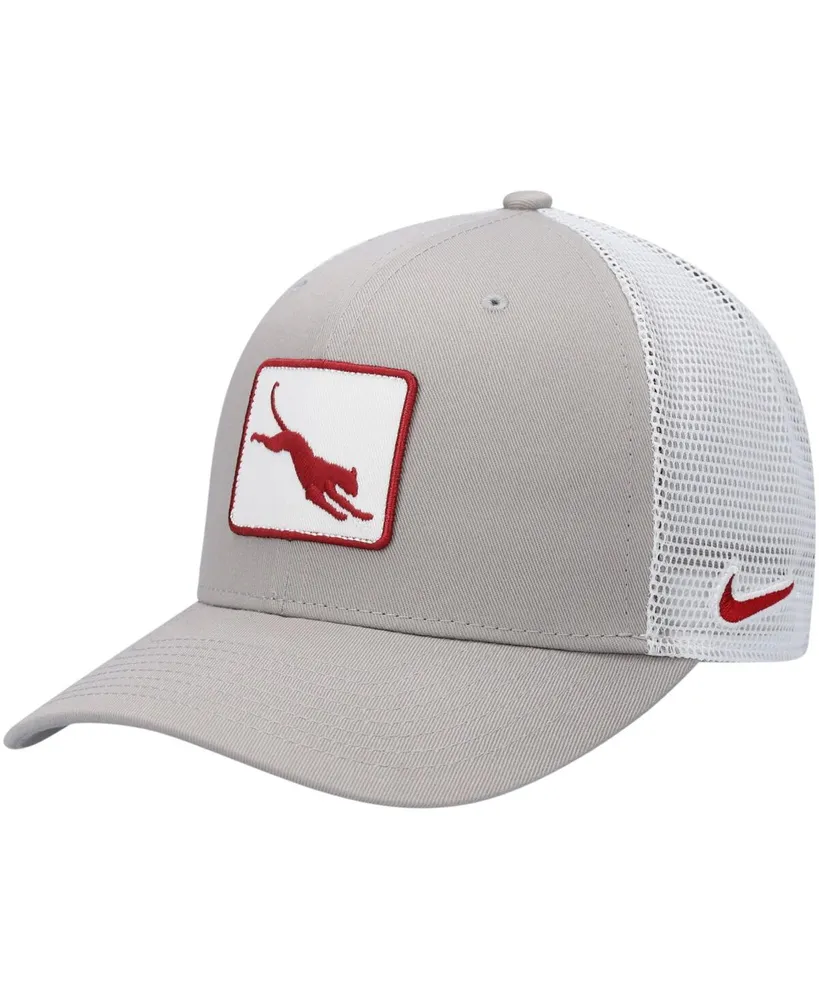 Nike Men's Nike Gray Washington State Cougars Classic 99 Alternate Logo  Trucker Adjustable Snapback Hat