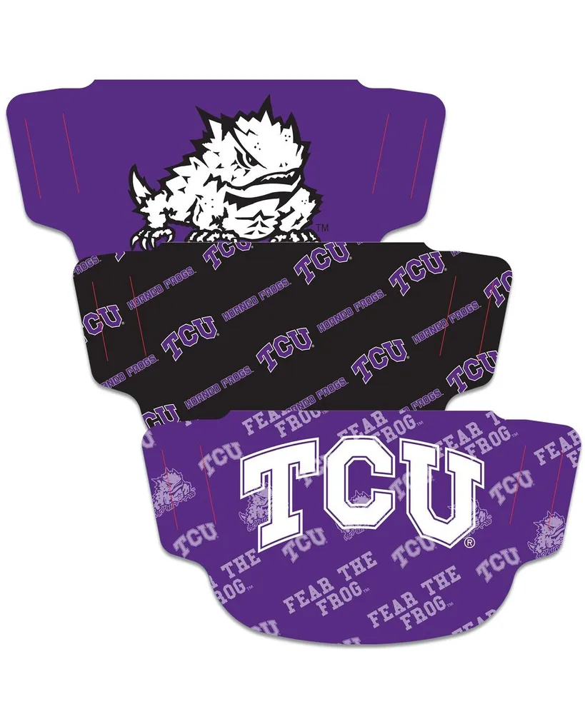 Men's and Women's Wincraft Tcu Horned Frogs Face Covering 3-Pack