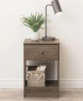 Prepac Astrid Tall 1-Drawer Nightstand