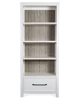 Finn 76" Wood Drawer Bookcase