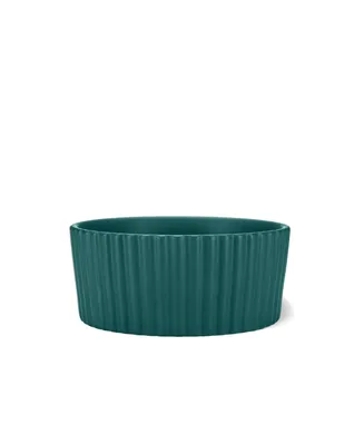 Waggo Dog Ripple Bowl Teal - Large