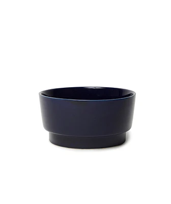 Waggo Gloss Dog Bowl Midnight - Large