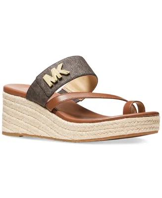 Michael Michael Kors Women's Jilly Espadrille Platform Wedge Sandals