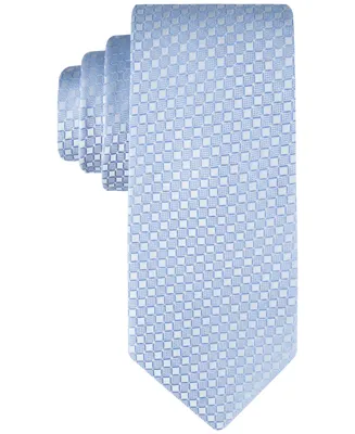 Calvin Klein Men's Checkered Geo-Print Tie