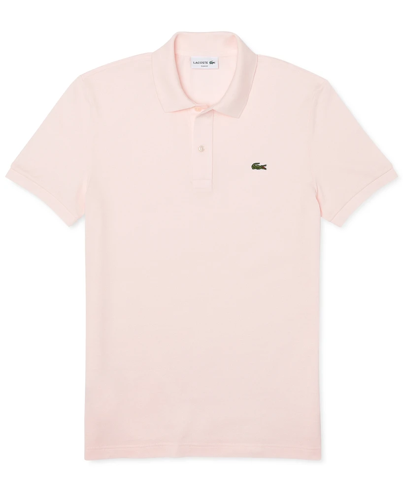Men's Lacoste Slim Fit Short Sleeve Ribbed Polo Shirt