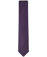 Calvin Klein Men's Silver-Spun Solid Tie