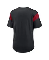 Women's Nike Heather Black Arizona Cardinals Primary Logo Fashion Top