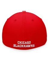 Men's Fanatics Red Chicago Blackhawks Defender Flex Hat