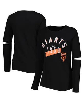Women's Touch Black San Francisco Giants Formation Long Sleeve T-shirt