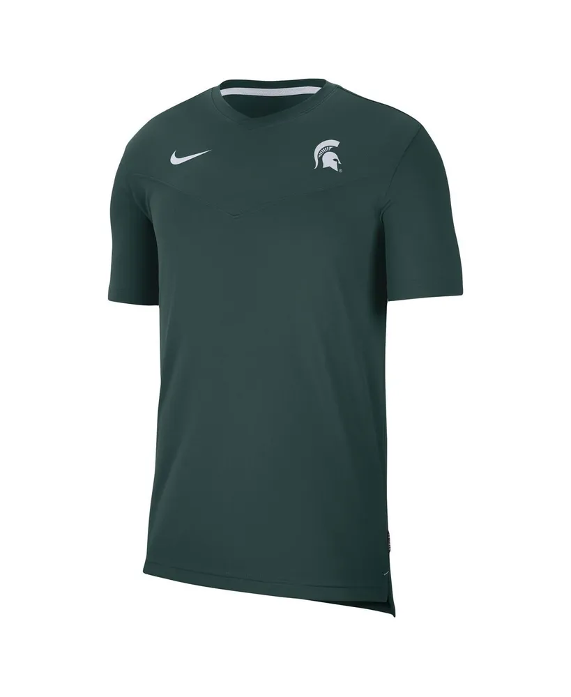 Men's Nike Green Michigan State Spartans 2022 Coaches Uv Performance T-shirt