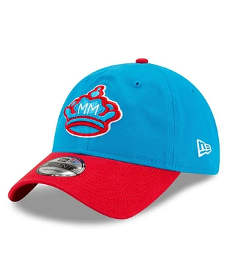 Men's New Era Blue, Red Miami Marlins City Connect 9TWENTY Adjustable Hat