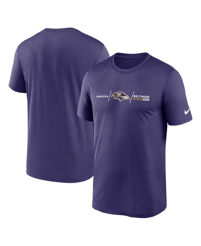 Nike Men's Purple Minnesota Vikings Logo Essential Legend Performance T-Shirt