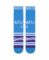 Men's Stance Light Blue Los Angeles Lakers 2021/22 City Edition Crew Socks