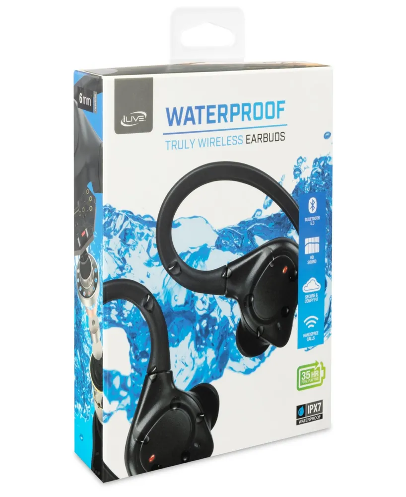 iLive Water-Resistant Truly Wireless Earbuds, IAEBTW53B