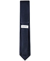 Calvin Klein Men's Steel Micro-Dot Solid Tie