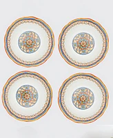 Euro Ceramica Duomo 4 Piece Pasta Bowl Set