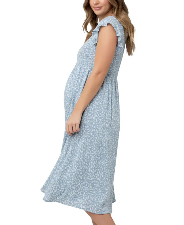 Ripe Maternity Maternity Ava Shirred Dress