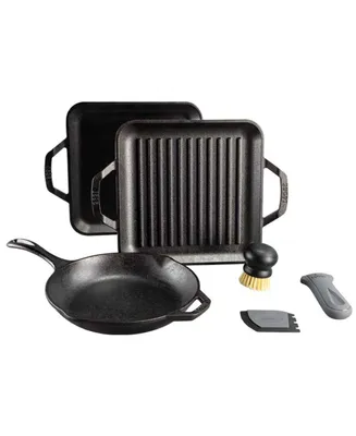 Lodge Cast Iron Chef Collection 12" Gourmet Cookware Set