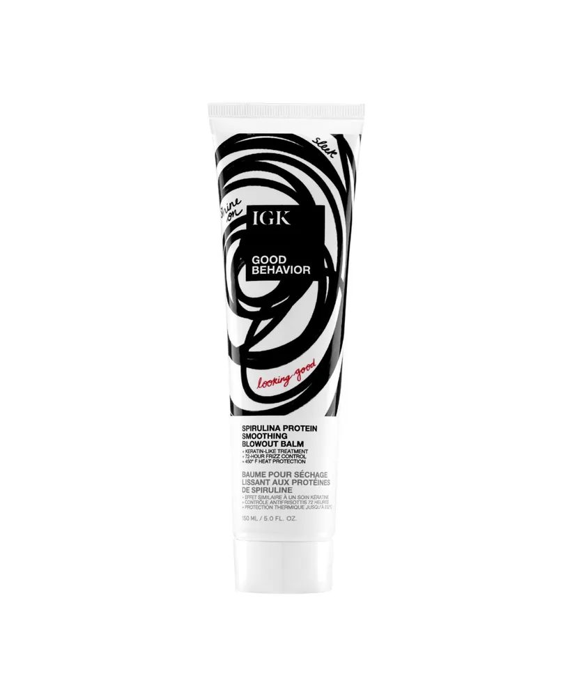 Igk Hair Good Behavior Spirulina Protein Smoothing Blowout Balm