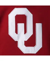 Big Boys Crimson Oklahoma Sooners Logo Pullover Hoodie