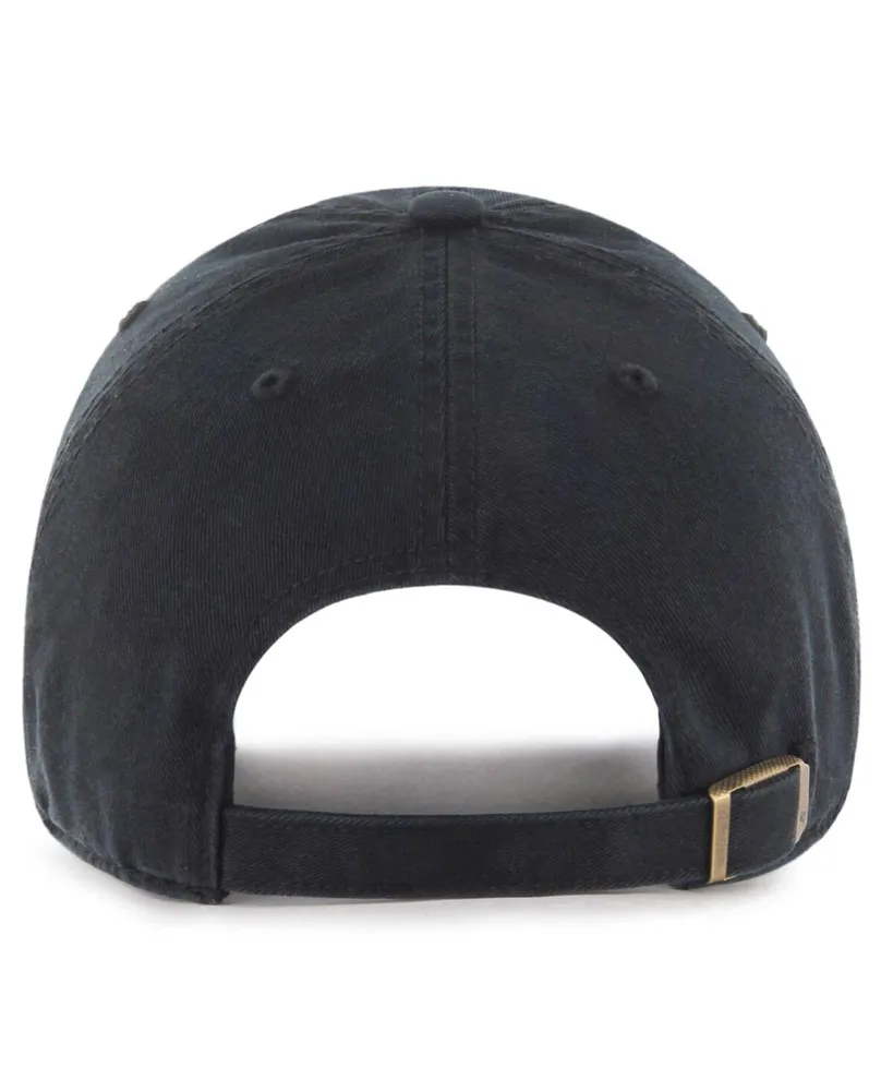 Men's '47 Brand Black Philadelphia Eagles 2022 Nfc East Division Champions Clean Up Adjustable Hat