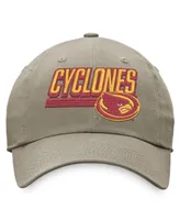 Men's Top of the World Khaki Iowa State Cyclones Slice Adjustable Hat