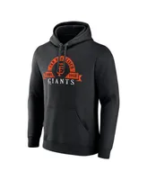 Men's Fanatics Black San Francisco Giants Big and Tall Utility Pullover Hoodie