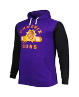 Men's Fanatics Purple, Black Phoenix Suns Big and Tall Bold Attack Pullover Hoodie