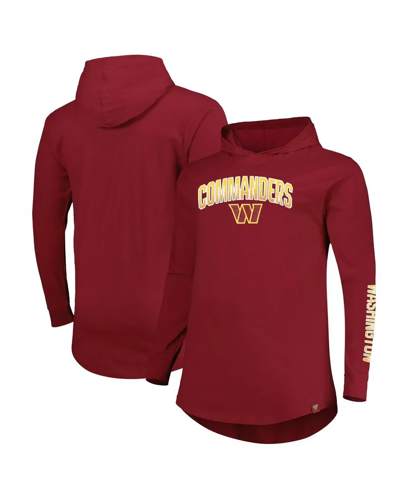 Men's Fanatics Burgundy Washington Commanders Big and Tall Front Runner Pullover Hoodie