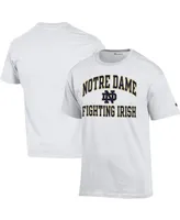 Men's Champion White Notre Dame Fighting Irish High Motor T-shirt