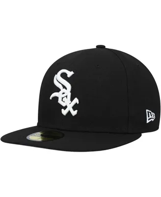 Men's New Era Black Chicago White Sox Authentic Collection Replica 59FIFTY Fitted Hat