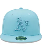 Men's New Era Light Blue Oakland Athletics Color Pack 59FIFTY Fitted Hat