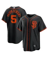 Men's Nike Mike Yastrzemski Black San Francisco Giants Alternate Replica Player Name Jersey