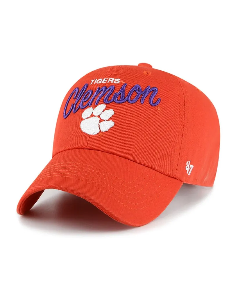 Women's '47 Brand Orange Clemson Tigers Phoebe Clean Up Adjustable Hat