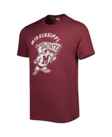 Men's '47 Brand Maroon Mississippi State Bulldogs Premier Franklin T-shirt