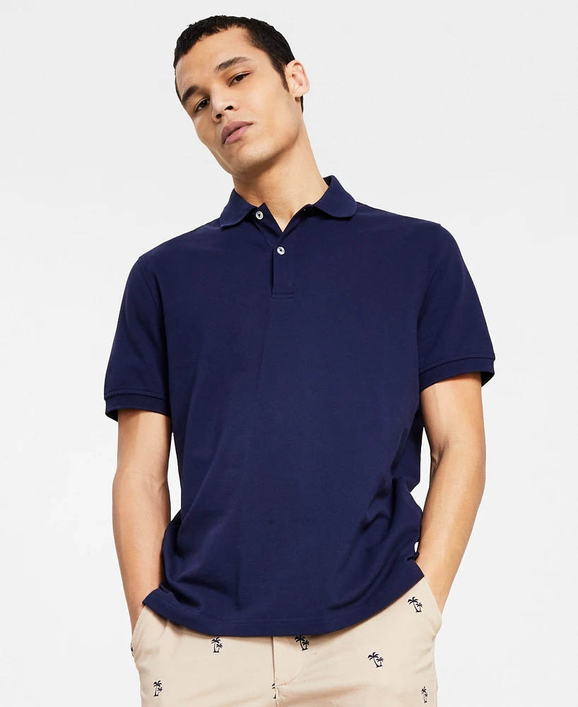 Club Room Men's Classic Fit Performance Stretch Polo, Created for Macy's