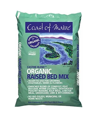 Coast of Maine Castine Blend, Organic Raised Bed Mix, 2 cu ft