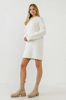 English Factory Women's Long-Sleeved Sweater Dress