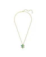 Swarovski Crystal Mixed Cuts Flower Gema Pendant Necklace
