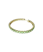 Swarovski Crystal Round Cut Matrix Tennis Bracelet